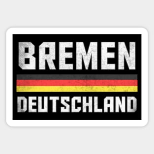 Bremen / Germany Faded Style Region Design Sticker